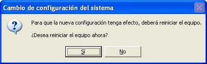 Vista previa del cuadrode diálogo para reiniciar windows
