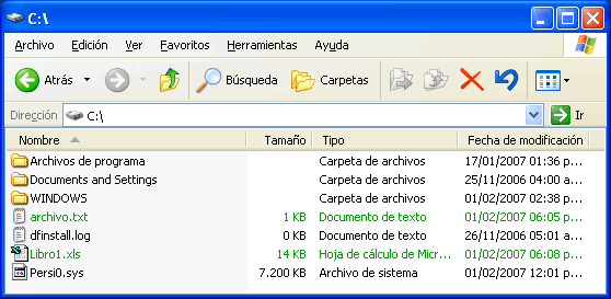 vista del archivo cifrado resaltado de color
