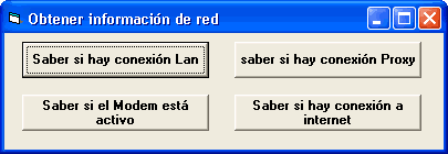 saber el estado de red y otra información mediante algunas funciones Api