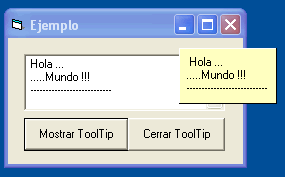 vista del formulario de ejemplo para crear el tooltiptext