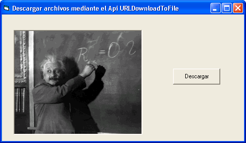 Formulario para descargar la imagen