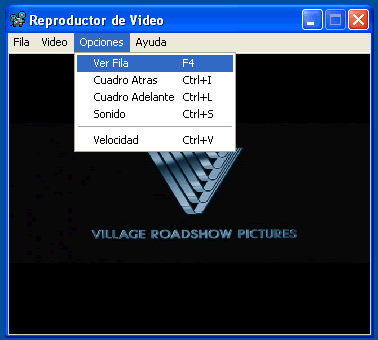 vista del menu para otras opciones