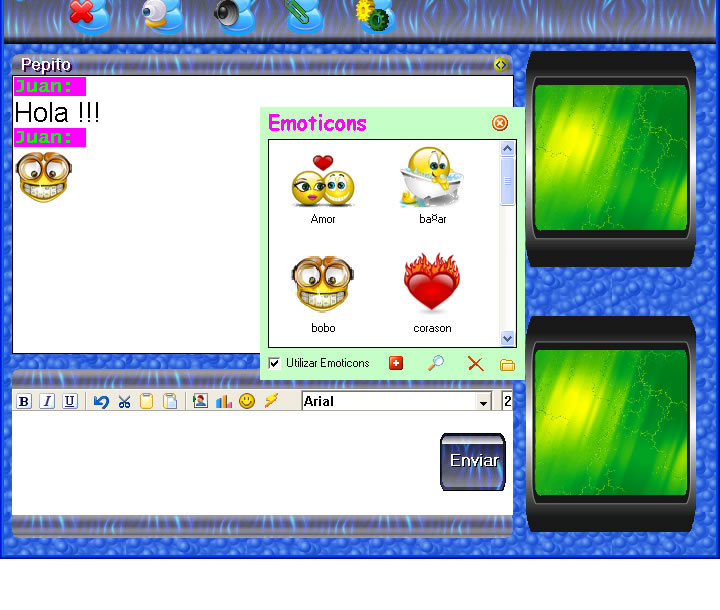 Vista previa del Chat